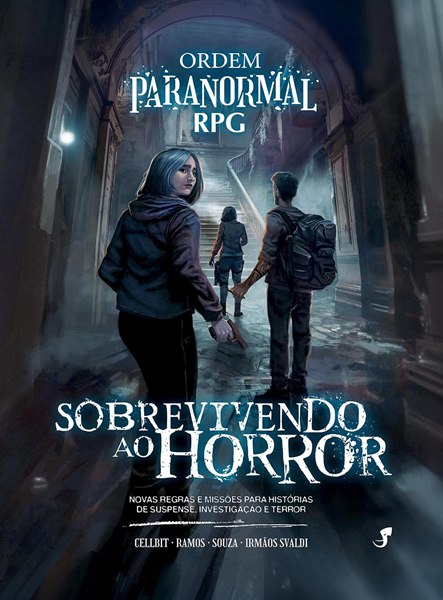 Capa do suplemento Sobrevivendo ao Horror de Ordem Paranormal RPG
