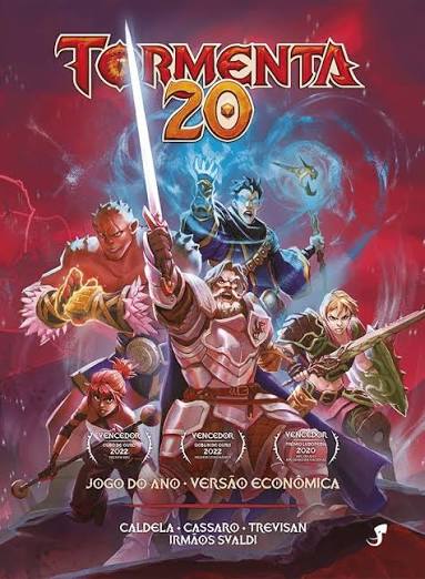 Capa do livro Tormenta20 Jogo do Ano, versão econômica